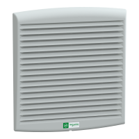 NSYCVF300M230PF - Vent. Fortata Climasys Ip54, 300M3/Ora, 230V, Cu Grilaj De Evacuare Si Filtru G2, Schneider Electric