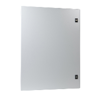 NSYDCRN54 - Plain door PanelSeT CRN H500xW400 RAL 7035, with lock, Schneider Electric