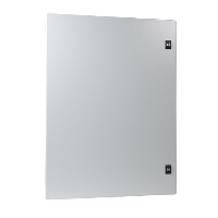 NSYDCRN65 - Plain door Spacial CRN H600xW500 RAL 7035, with lock, Schneider Electric