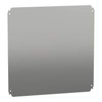 NSYMM66 - Contrapanou H600xW600mm fabricat din tabla de otel galvanizata, Schneider Electric