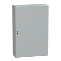 NSYS3D12830 - Spacial S3D Usa Plana Fara Placa De Montaj. H1200Xw800Xd300 Ip66 Ik10 Ral7035., Schneider Electric