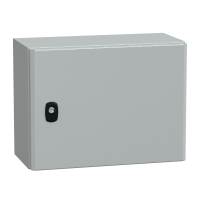 NSYS3D3420P - Usa simpla Spacial S3D cu plac. mont. H300xW400xD200 IP66 IK10 RAL7035., Schneider Electric
