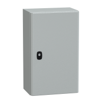 NSYS3D5320 - Usa simpla Spacial S3D cu/f. plac. mont. H500xW300xD200 IP66 IK10 RAL7035., Schneider Electric