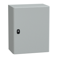 NSYS3D5425P - Spacial S3D Usa Plana Cu Placa De Montaj. H500Xw400Xd250 Ip66 Ik10 Ral7035., Schneider Electric