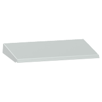 NSYSCMX8050 - Stainless canopy 304L for Spacial SM, Scotch Brite® finish, for enclosures W800xD500 mm, Schneider Electric