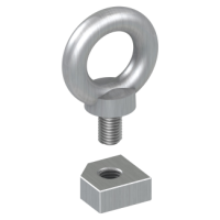 NSYSMEB - Set De 4 Suruburi Cu Inel Pentru Ridicare Spacial Sm M12 -Otel Turnat Galvanizat, Schneider Electric