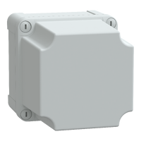 NSYTBS111113H - Cutie Abs Ip66 Ik07 Ral7035 Int.H105W105D125 Ext.H116W116D133 Capact Opac H80, Schneider Electric