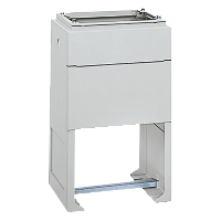 NSYZHPLA73G - Plinta 900mm, partial ingropata, pentru PLAZ sau PLAZT W750xD320mm, Schneider Electric