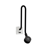 NU360318 - Noua Unica, Veioza + priza de incarcare USB tip A alb, Schneider Electric