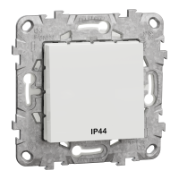 NU528218 - Noua Unica, Intrerupator IP44+suport fixare, alb, Schneider Electric