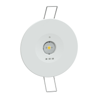 OVA48955 - Emergency luminaire, Exiway Smartbeam Activa Dicube, recessed, open area, 3h, 220lm, IP42, white, Schneider Electric