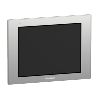 PFXST6500TADE - 10.4 touch panel display, 2COM, 1Ethernet, USB host & device, 24VDC, GP-ProEX model, SD Card, Schneider Electric