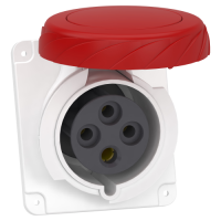 PKY32F734 - Priza Mureva, cu  montare rap, unghi., 32A, 3P + E, 380, 415 V AC, panou, Schneider Electric