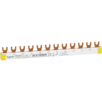 R9XFH312 - Resi9 - comb busbar - 3L - 18 mm pitch - 12 modules - 63 A, Schneider Electric