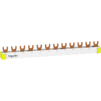 R9XFH412 - Resi9 - comb busbar - 3L+N - 18 mm pitch - 12 modules - 63 A, Schneider Electric