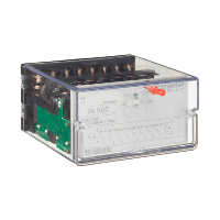 REL91284 - RelayAux - fast trip and lockout relay - 8 C/O - pick-up time < 10 ms - 125 V DC, Schneider Electric