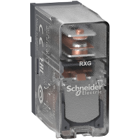RXG15F7 - Releu Ambrosabil de Interfata, Zelio Rxg, 1 C/O Transparent, 120 V Ca, 10 A, Schneider Electric
