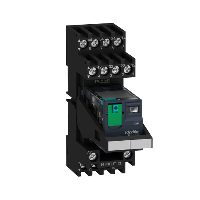 RXM4AB2BDPVM - Pre-assembled plug-in relay with socket, Schneider Electric