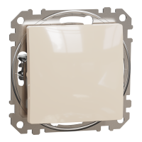 SDD112116 - Sedna Design, Buton cap scara 10A, bej, Schneider Electric