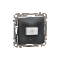 SDD114504 - Sedna Design, Senzor de miscare cu comutator 10A, antracit, Schneider Electric