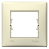 SDN5810547 - Sedna 1-gang IP44 frame beige, Schneider Electric