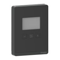 SLABLX2 - Sensor, SpaceLogic SLA Series, room, humidity, temperature, segmented LCD, analog outputs with optimum black housing, Schneider Electric
