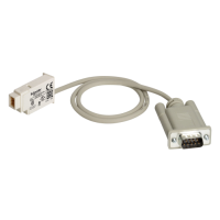 SR2CBL07 - Cablu Conectare Modem cu 9 Pini Sub-D, pentru Releu Inteligent Zelio Logic, 0,5 M, Schneider Electric