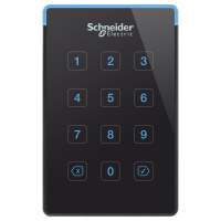 SX-DRK-XB-BT - Security Expert smartcard reader, 13.56MHz/125KHz, PIN and keypad, wall plate, bluetooth, Schneider Electric