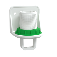 SXWUSBCRA10001 - USB adapter, SpaceLogic, plastic mounting cradle and wall plate, Schneider Electric