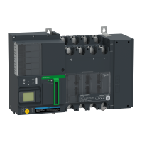 TA63D4L3204TPE - Inversor de sursa TransferPacT Activ Automat, 320A, 400V, 4P, LCD, cadru 630A, Schneider Electric