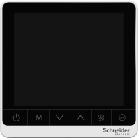 TC907-3A2P-24 - Termostat, FCU-P, Touchscreen, 2P,24V,Alb, Schneider Electric