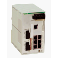 TCSESB083F2CU0 - Ethernet TCP/IP comutator de baza gestionat - ConneXium - 6TX/2FX - multimod, Schneider Electric