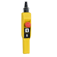 XACA2113 - Cutie Suspendata Xac-A Maner Pistol - 2 Butoane Cu Manson 1 Oprire De Urgenta, Schneider Electric