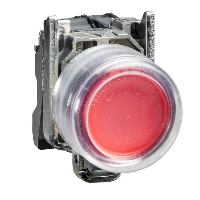 XB4BP483B5EX - Buton Iluminat Rosu, Ø 22, 24 V, Atex, Schneider Electric