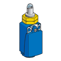 XCKD25H2P16 - Limitator Xckd - Sonda Cu Rola De Otel M18 - 1No+1Nc - Lent - M16, Schneider Electric