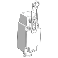 XCKJ10541A - Limitator Xckj - Brat Rot. Termoplastic, Lung. Var. - 1No+1Nc - Salt - 7/8, Schneider Electric