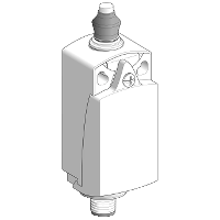 XCKP2111M12 - Limitator Xckp - Piston Cu Cap Metalic Manson Nitrilic - 1Ni+1Nd - Brusc - M12, Schneider Electric