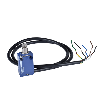 XCMD3902L2 - Limit switch, Limit switches XC Standard, XCMD, steel roller plunger, 2NC+1 NO, snap, 2 m, Schneider Electric