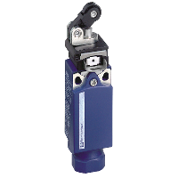 XCPR2121G13 - Limit switch, Limit switches XC Standard, XCPR, thermoplastic plastic roller lever plung. Hor, 1NC+1 NO, snap, Pg13, Schneider Electric