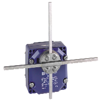 XCRF171 - Limit switch, Limit switches XC Standard, XCR, metal stay put T rods lever square rod 6 mm, 2X(1NC+NO), Schneider Electric