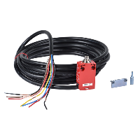 XCSM4102L1 - Limitator Xcsm - Metalic - Sonda Cu Rola - 2 Nc + 2 No - Cablu 1 M, Schneider Electric