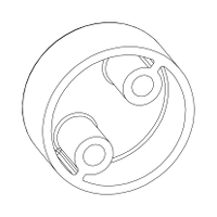 XCSZCR - Telemecanique Safety switches XCS, non magnetic shim, for coded magnetic switch XCSDMR, Schneider Electric