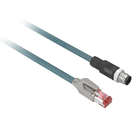 XGSZ12E4503 - OsiSense XG cablu M12 D codat la RJ45 - Ethernet - 3m, Schneider Electric