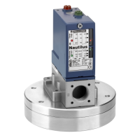 XMLBS04B2S12 - pressure switch XMLB 4 bar - adjustable scale 2 thresholds - 1 C/O, Schneider Electric