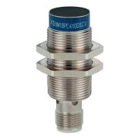 XS1N18PC410DSCV - inductive sensor XS1 M18, L48mm, brass, Sn5mm, 9VDC, M12, Schneider Electric