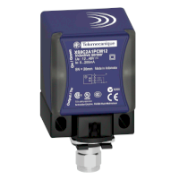 XS9C2A2A2M12 - Inductive proximity sensors XS, inductive sensor XS9 40x40x70, PBT, Sn25 mm, 12...24 VDC, M12, Schneider Electric