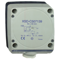 XSDC507139 - Senzor inductiv XSD 80x80x40 - plastic - Sn50mm - 12..48Vc.c. - terminale, Schneider Electric