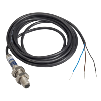 XUAH0224 - Photoelectric sensors XU, XUA, thru beam, Sn 2 m, 12...24 VDC, cable 2 m, Schneider Electric