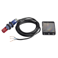 XUBTAPSWL2 - Photoelectric sensors XU, XUBT, polarised, 90°, Sn 1.4 m, 12...24 VDC, cable 2 m, Schneider Electric