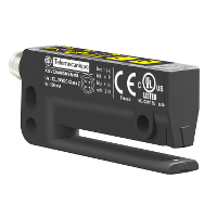 XUVE04M3PSNM8 - Brat eticheta senzor foto-elec. 40x3 - 12 - 24 V DC - PNP NO/NC conect M8, Schneider Electric